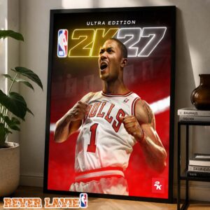 Derrick Rose is your NBA 2K27 Ultra Edition Cover Athlete Home Decor Poster Canvas