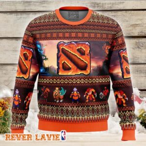 Dire Dota 2 Ugly Christmas Sweater Funny Xmas Party Knit
