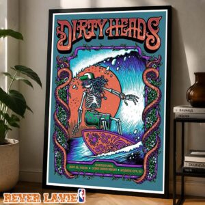 Dirty Heads Concert Poster At Ovation Hall At Ocean Casino Resort In Atlantic City New Jersey On July 18 2026 Poster Canvas