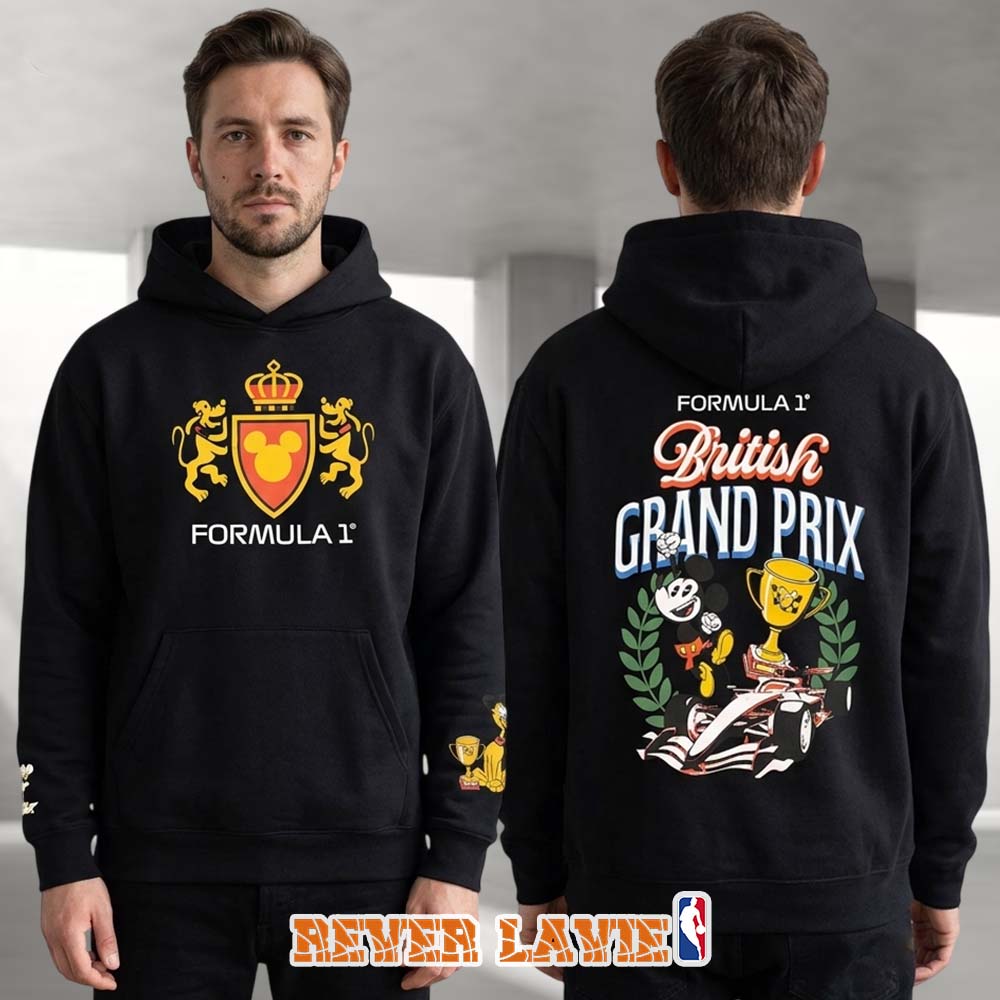 Disney x Formula 1 British Grand Prix Silverstone 2026 Pullover Hoodie Disney x Formula 1 British Grand Prix Silverstone 2026 Pullover Hoodie