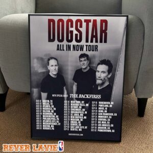 Dogstar All In Now Tour 2026 With The Backfires North American Tour Dates Poster Canvas