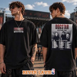 Dogstar All In Now Tour 2026 With The Backfires North American Tour Dates Poster Two Sided Tee
