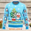 Christmas Yamcha Death Pose Dragon Ball Z Ugly Christmas Sweater Funny Anime Holiday Knit Jumper