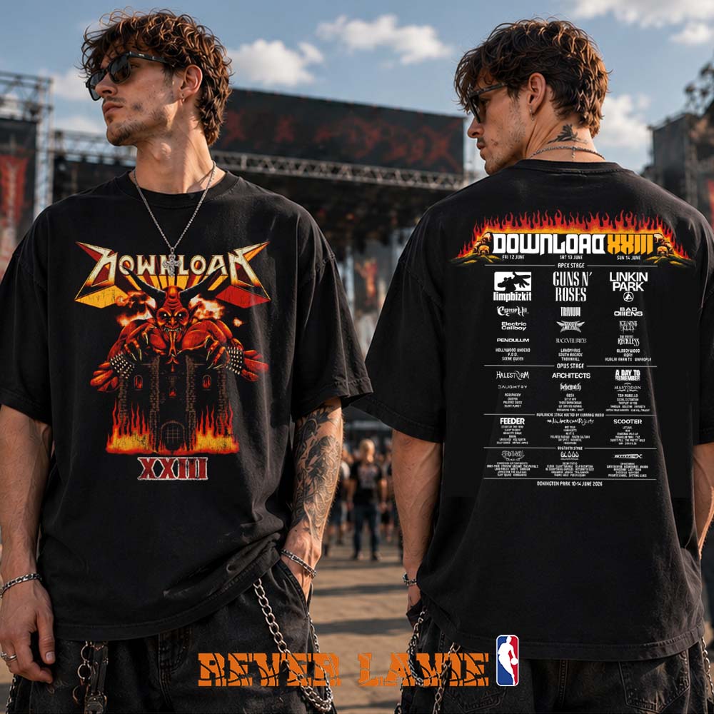 Download Festival XXIII 2026 P And Co Line Up T Shirt Official Festival Merch Download Festival XXIII 2026 P And Co Line Up T Shirt Official Festival Merch