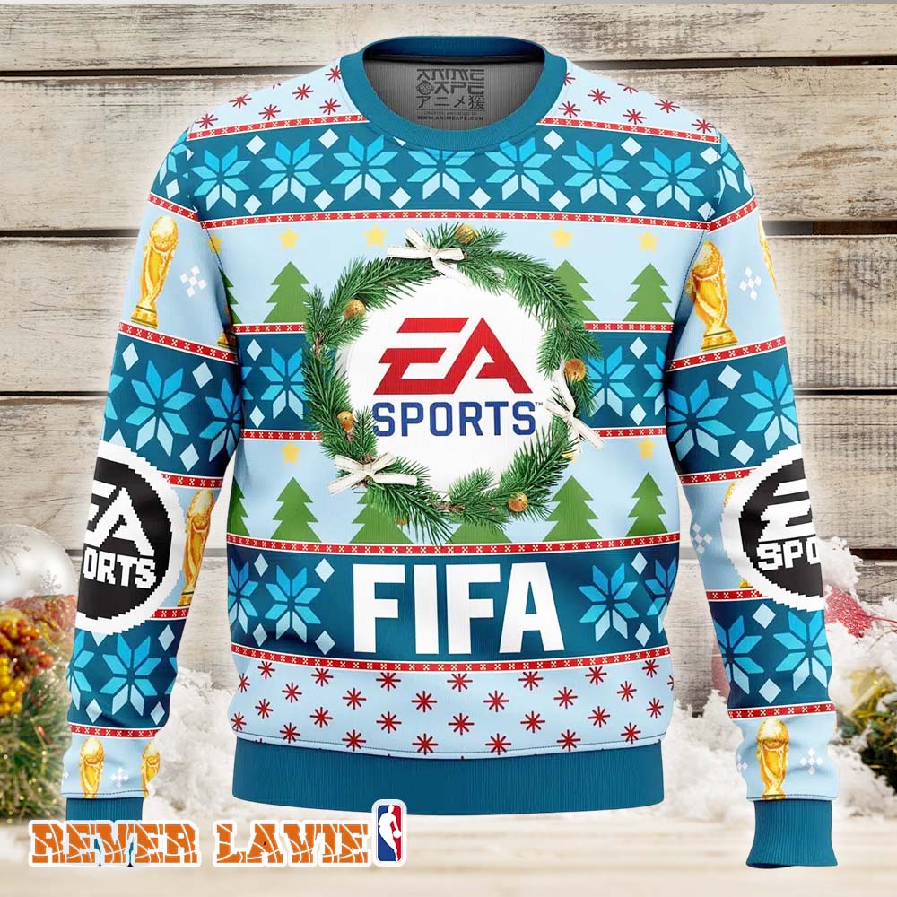 EA Sports FIFA Ugly Christmas Sweater Seasonal Favorite For Pop Culture Fans EA Sports FIFA Ugly Christmas Sweater Seasonal Favorite For Pop Culture Fans