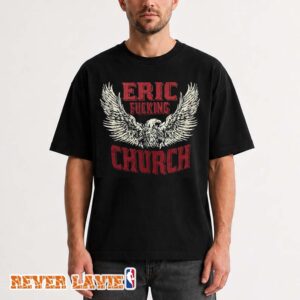 Eric Church Black EFC Eagle T-Shirt Country Music Concert Merch