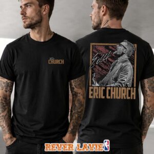 Eric Church Black Photo 26 T-Shirt 2026 Country Music Concert Merch