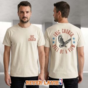 Eric Church Natural Eagle Hell Of A View T-Shirt Country Music Concert Merch