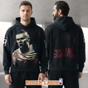 Erling Haaland CJ x Nike Athletes Series Portrait Graphic Black Hoodie