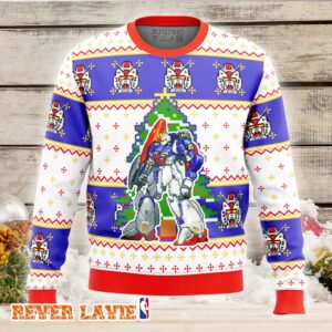 Gundam Xmas Ugly Christmas Sweater Holiday Essential For Every Fan