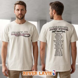 Hank Williams Jr. 2026 Tour Dates Two Sides Graphic T-Shirt