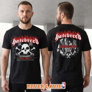 Hatebreed Inkcarceration 2026 Exclusive Event T-Shirt Ohio State Reformatory Mansfield Ohio July 18 2026 Forever Convicted Two Sided