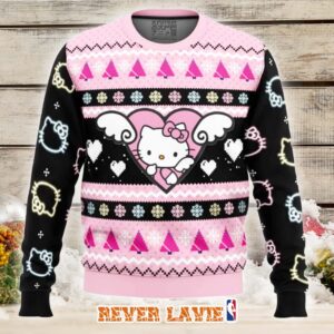 Hello Kitty Ugly Christmas Sweater Holiday Gift for Fans