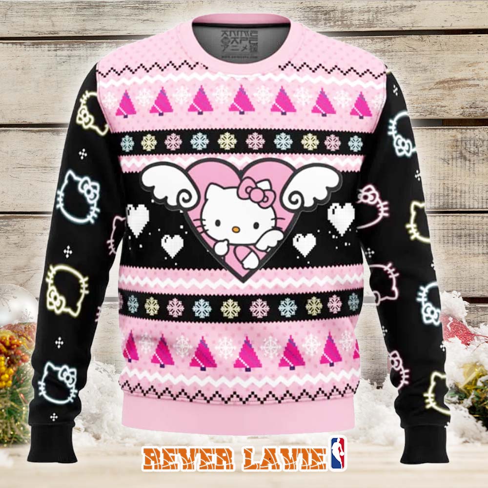 Hello Kitty Ugly Christmas Sweater Holiday Gift for Fans Hello Kitty Ugly Christmas Sweater Holiday Gift for Fans