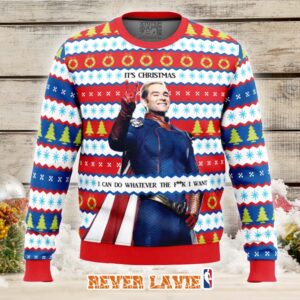 Homelander The Boys Ugly Christmas Sweater Fan Holiday Gift