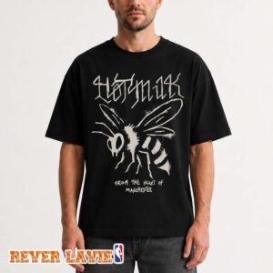 Hot Milk Gothic Bee T-Shirt Black Alternative Rock Band Merch Graphic Tee