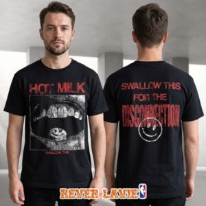 Hot Milk Swallow This Black T-Shirt Alternative Rock Band Merch Graphic Tee