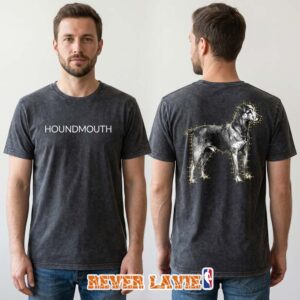 Houndmouth New Dog All Over Print T-Shirt Vintage Canine Graphic Tee