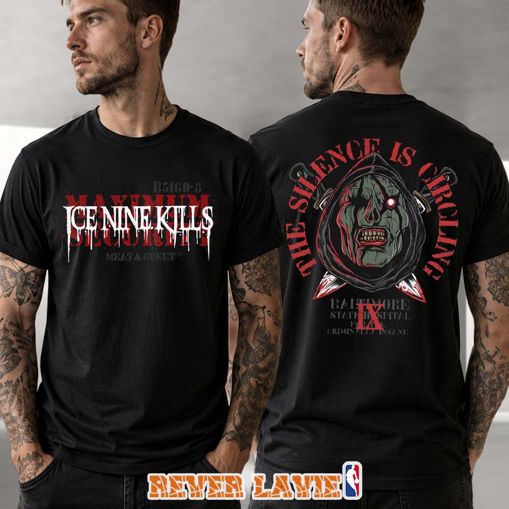 Ice Nine Kills Meat & Greet Black T-Shirt Silence Of The Lambs Horror Merch Ice Nine Kills Meat & Greet Black T-Shirt Silence Of The Lambs Horror Merch