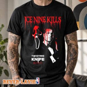 Ice Nine Kills Twisting The Knife Ghostface Blood Edition Flashback Weekend Chicago Horror Convention 2026 Exclusive Ink Tee