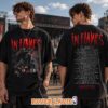 In Flames Clockwork Skull Long Sleeve T-Shirt Graphic Heavy Metal Tee In Flames Clockwork Skull Long Sleeve T-Shirt Graphic Heavy Metal Tee