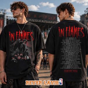 In Flames European Summer Tour 2026 Two Sides Graphic T-Shirt