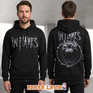 In Flames Screaming Skull Summer Tour 2026 Graphic Hoodie