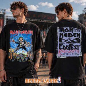 Iron Maiden Eddfest Knebworth July 10–11 2026 Exclusive Event T-Shirt Official Tour Merchandise
