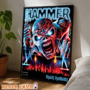 Iron Maiden Metal Hammer Issue 415 Special Edition Cover Poster Run For Your Lives World Tour 2026 Wall Art Decor