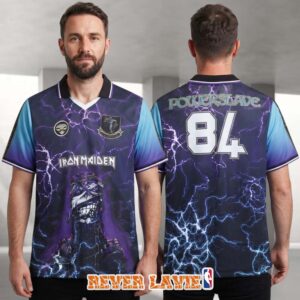 Iron Maiden Powerslave Rock FC Football Jersey