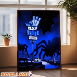 Jack White Poster At White River State Park In Indianapolis IN On July 22 2026 Poster Canvas