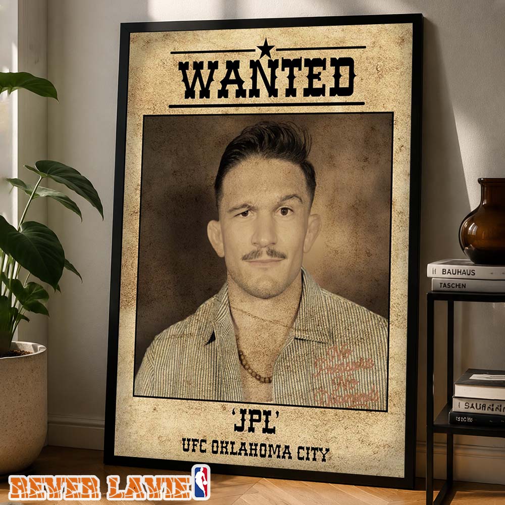 Jimmy Crute UFC Oklahoma City Wanted Poster UFC July 18 2026 Poster Canvas Jimmy Crute UFC Oklahoma City Wanted Poster UFC July 18 2026 Poster Canvas