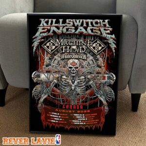 Killswitch Engage Machine Head Malevolence Canada Tour Poster At Hard Rock Live In Ottawa ON On August 2026 Wall Art Home Decor