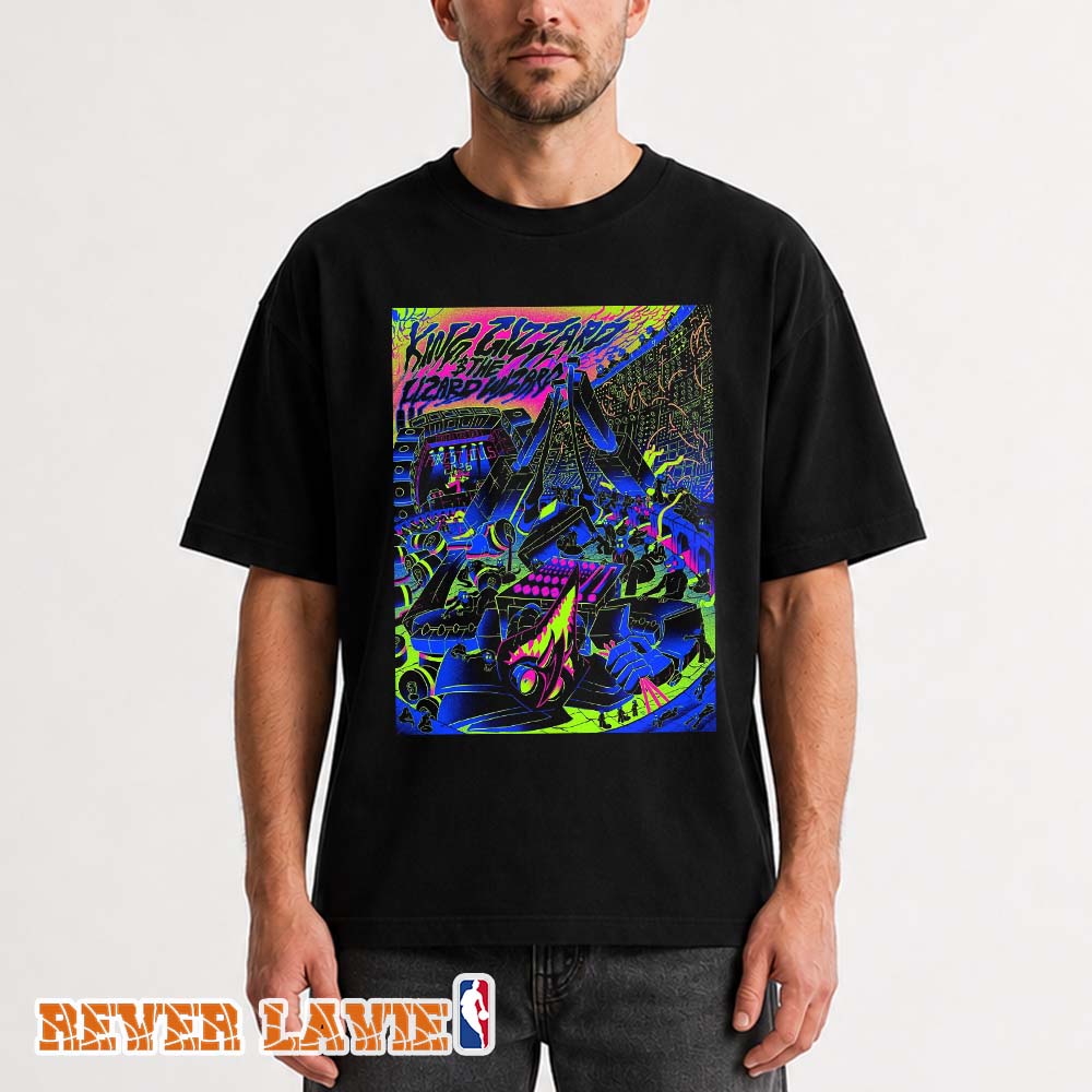 King Gizzard And The Lizard Wizard Concert Poster At Forest Hills Stadium In Queens New York On August 1 2026 Unisex Tee King Gizzard And The Lizard Wizard Concert Poster At Forest Hills Stadium In Queens New York On August 1 2026 Unisex Tee