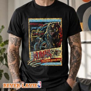 Kumba The Final Roar 2026 T-Shirt Busch Gardens Tampa Bay Roller Coaster Farewell Limited Edition
