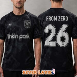 Linkin Park From Zero World Tour Europe & UK 2026 Merchandise Football Jersey