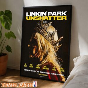 Linkin Park Unshatter Movie Poster Joe Hahn Film Emily Armstrong Worldwide Theatrical Artwork Wall Art Decor