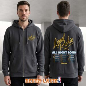 Lionel Richie All Night Long Tour Zip Hoodie