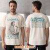 Lionel Richie Portrait Graphic Black T-Shirt Classic Artist Tee Lionel Richie Portrait Graphic Black T-Shirt Classic Artist Tee