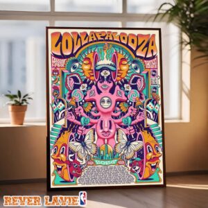 Lollapalooza Festival Artwork At Grant Park In Chicago Illinois On July 30-August 2 2026 Poster Canvas