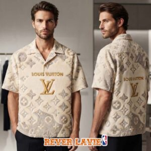 Louis Vuitton Damier Heritage Signature Collection Designer Inspired Hawaiian Shirt