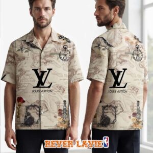 Louis Vuitton Monogram Canvas Revival Edition Casual Hawaiian Shirt