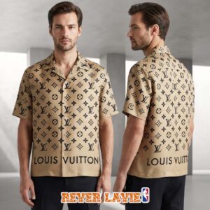 Louis Vuitton Monogram Prestige Edition Vacation Hawaiian Shirt