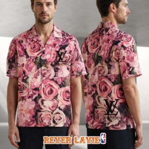 Louis Vuitton Paris Fashion House Collection Roses Island Hawaiian Shirt