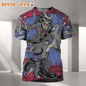 Metallica M72 London Pop up Shop Poster For London Stadium in London England on July 3 and 5 2026 Metal Artwork All Over Print Shirt