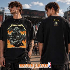 Metallica Show T Shirt M72 London England 2026 at London Stadium on July 5 2026 Exclusive Two Sided Tee