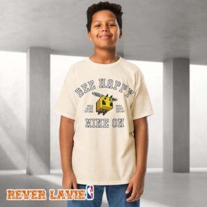 Minecraft Bee Happy T-Shirt Cute Bee Graphic Official Gaming Merch