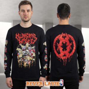 Municipal Waste Mutant Skull Long Sleeve Summer Of Shove European Tour 2026 Back Circle Logo