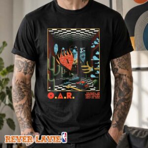 O.A.R. Concert Poster At Merriweather Post Pavilion In Columbia Maryland On July 24 2026 Unisex Tee