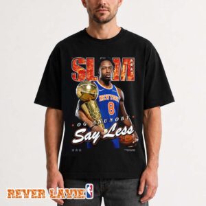 OG Anunoby SLAM Cover Tee SLAM 263 Say Less New York Knicks NBA Champions Graphic Unisex Tee